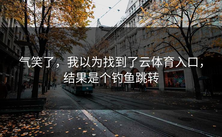 气笑了,我以为找到了云体育入口,结果是个钓鱼跳转 气笑了,我以为找到了云体育入口,结果是个钓鱼跳转